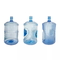 Голубой ПК OEM круглого тела бутылки с водой 5 галлонов Recyclable для выпивая воды в бутылках